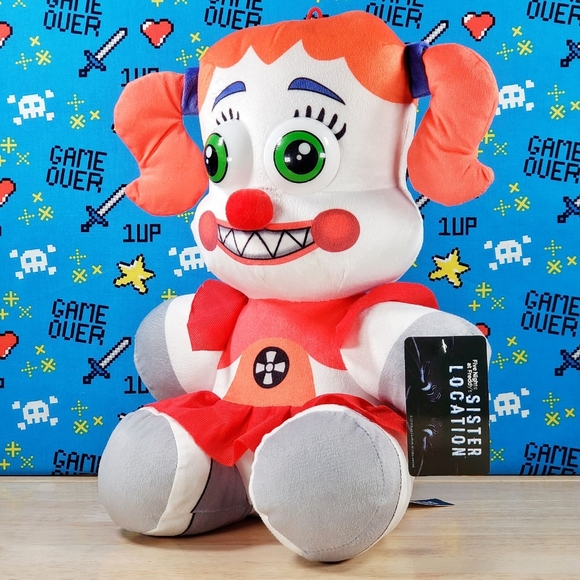 Five Nights at Freddy's Sister Location Circus Baby 14” Good Stuff Plush NWT - Picture 6 of 11